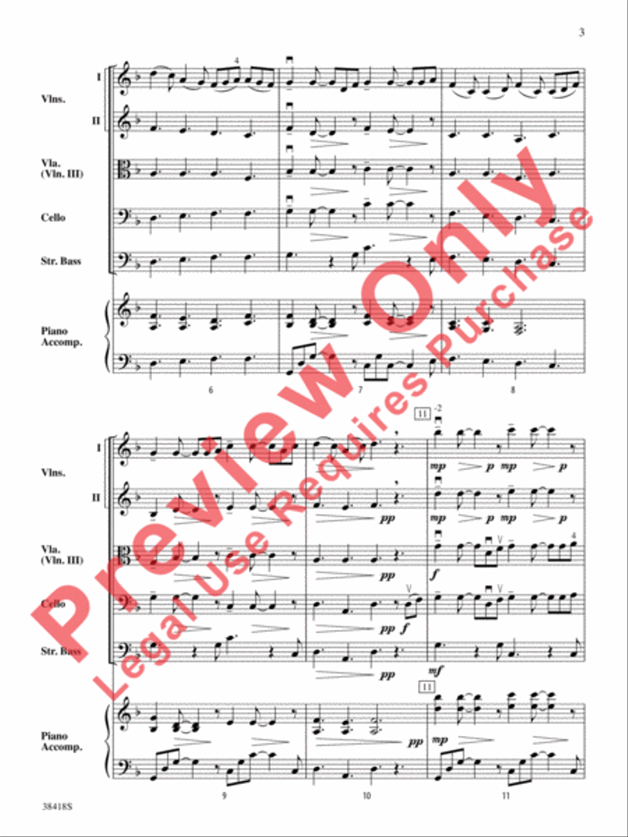 Return to Skye String Orchestra scores gallery preview page 4
