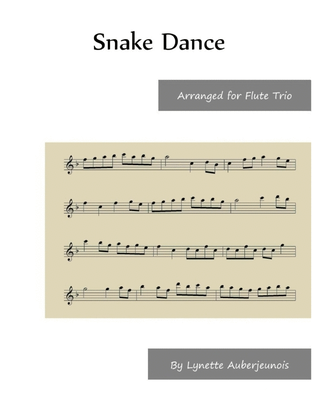 Book cover for Snake Dance - Flute Trio