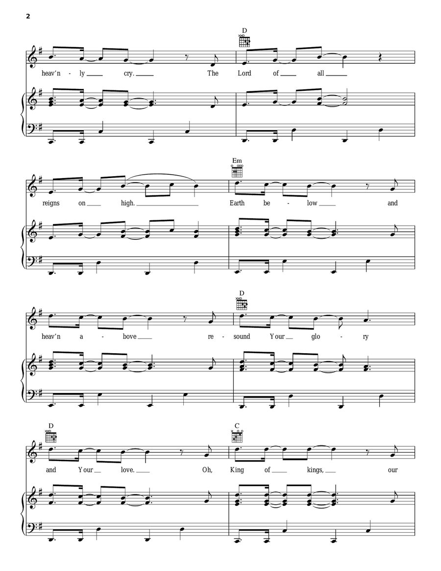 What A Miracle Piano, Vocal, Guitar scores gallery preview page 2