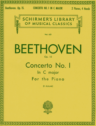 Book cover for Concerto No. 1 in C, Op. 15