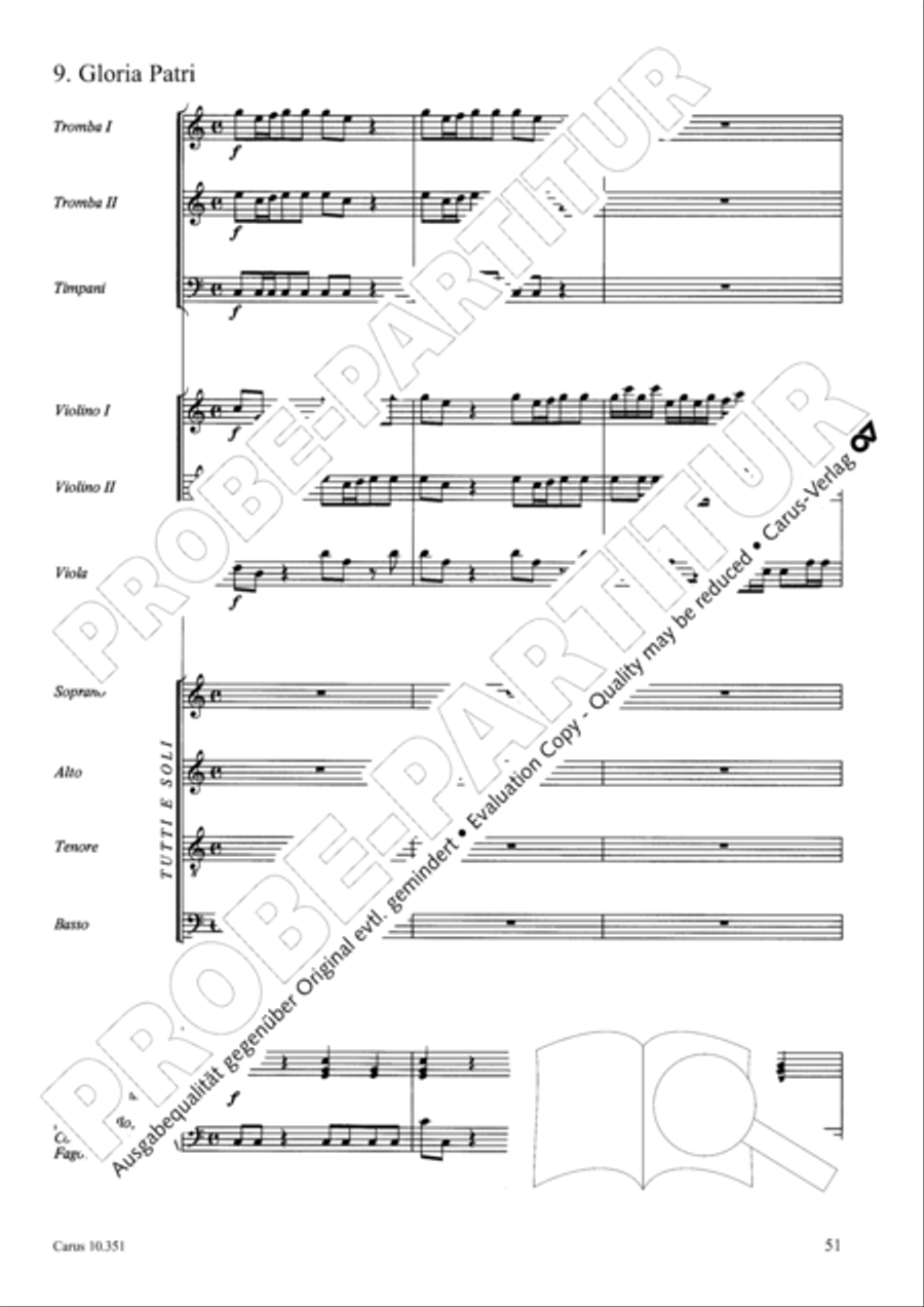 Magnificat Magnificat 4-Part scores gallery preview page 52
