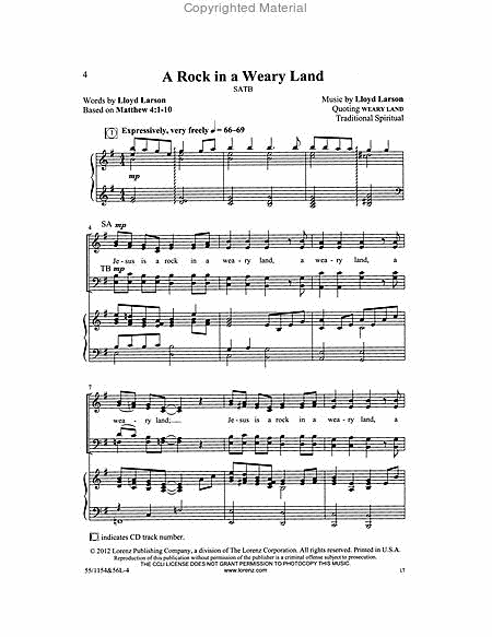 No Stone Could Hold Him - SATB Score with Performance CD image number null