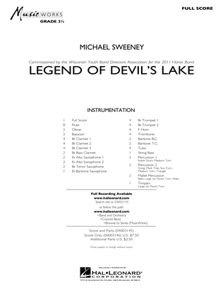 Legend Of Devil's Lake - Full Score