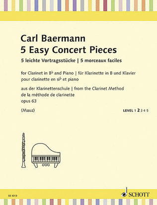 5 Easy Concert Pieces, Op. 63