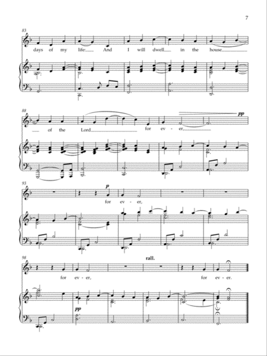 The Lord Is My Shepherd Small Ensemble scores gallery preview page 4