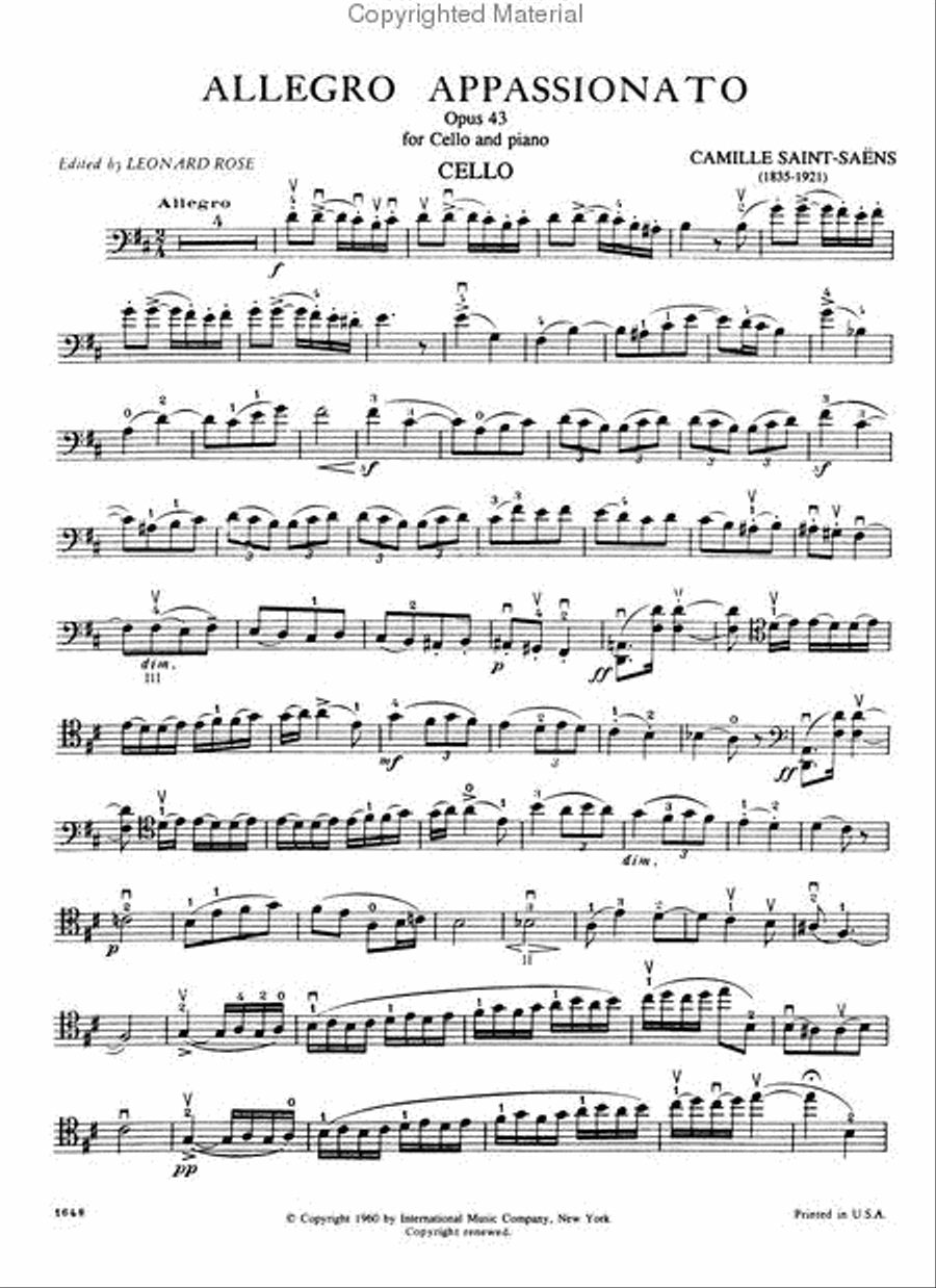 Allegro Appassionato, Op. 43 Piano Accompaniment scores gallery preview page 2