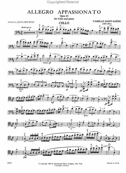 Allegro Appassionato, Op. 43