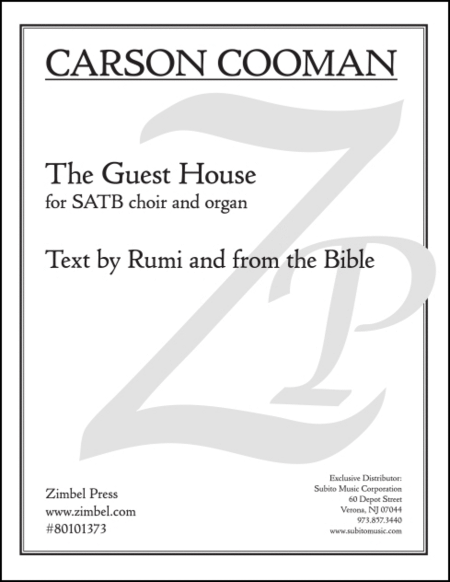 The Guest House 4-Part scores gallery preview page 1