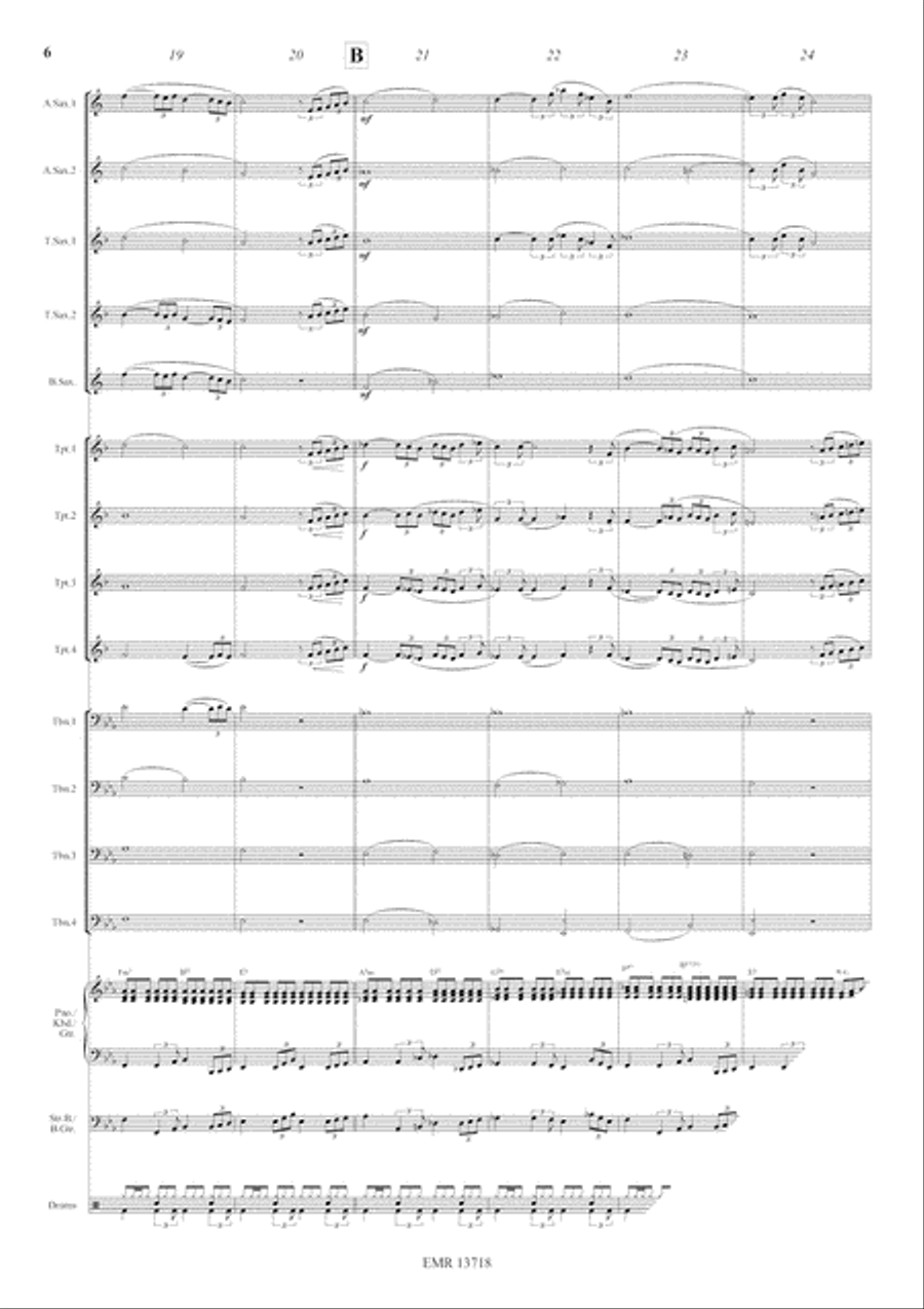 Iris Blues Big Band scores gallery preview page 7