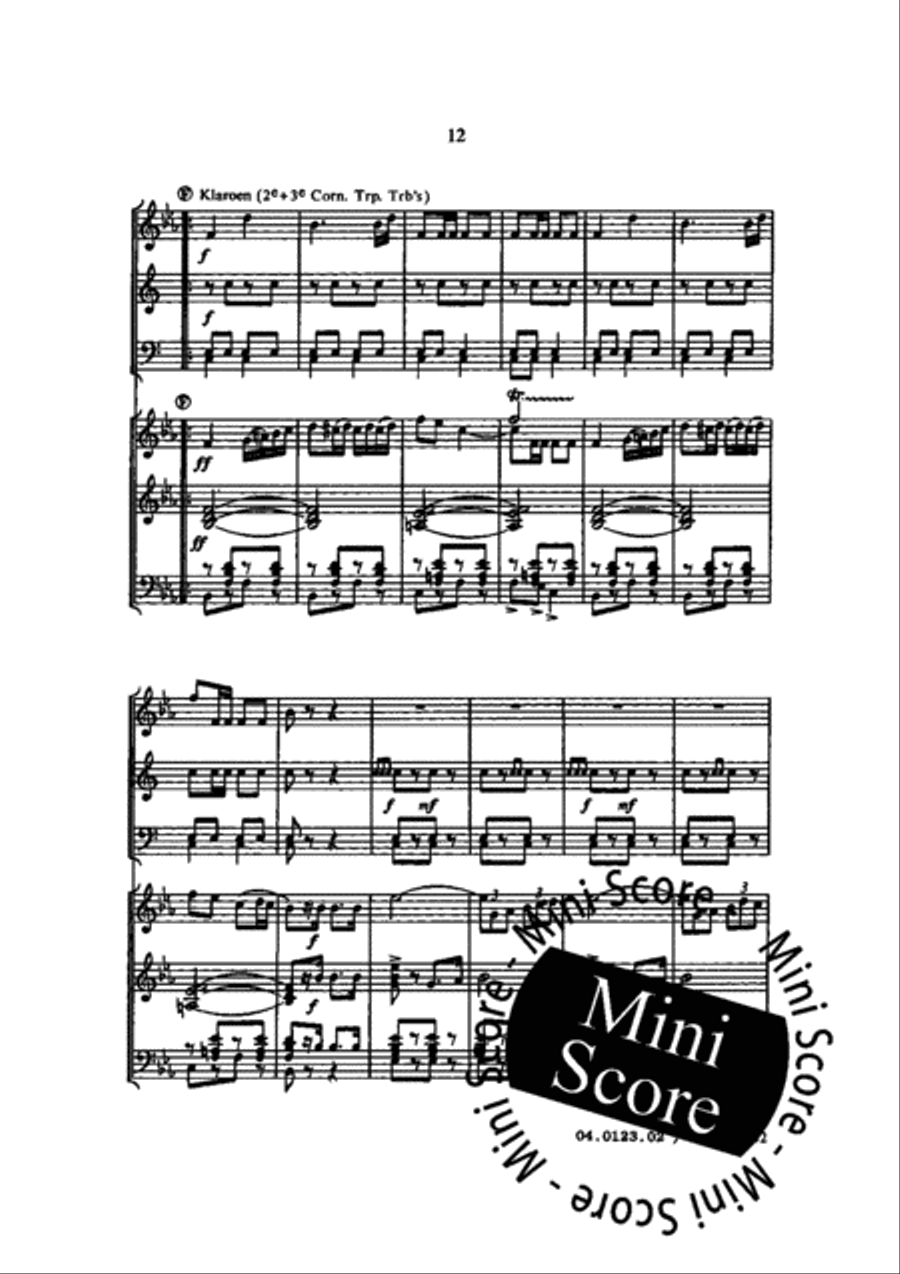 Sambre et Meuse Concert Band scores gallery preview page 16