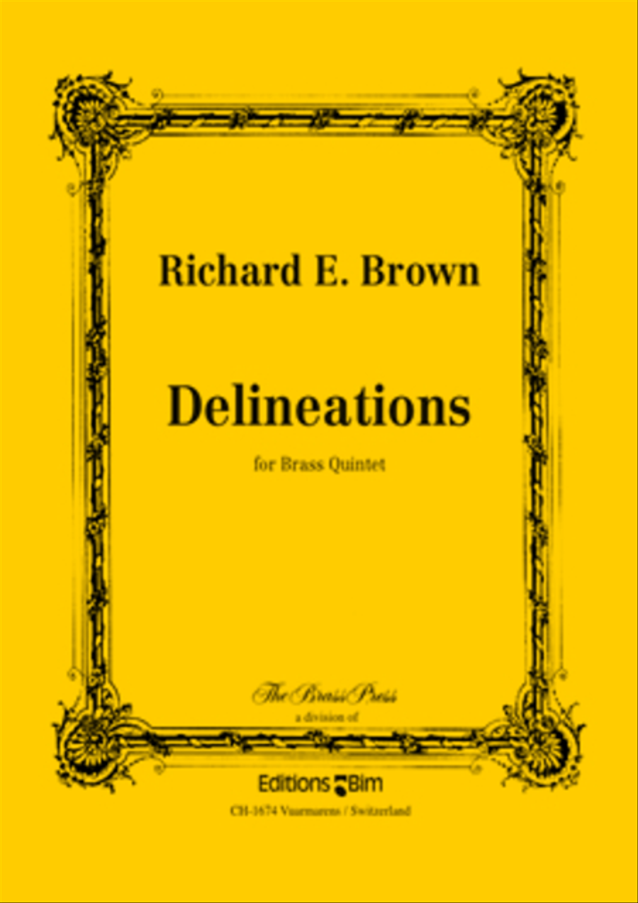 Delineations Brass Quintet scores gallery preview page 1