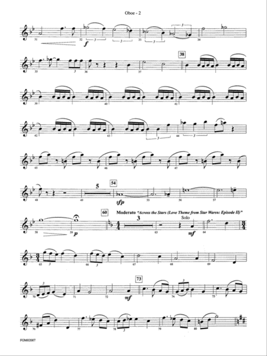 Star Wars: Episode II Attack of the Clones: Oboe Full Orchestra scores gallery preview page 2