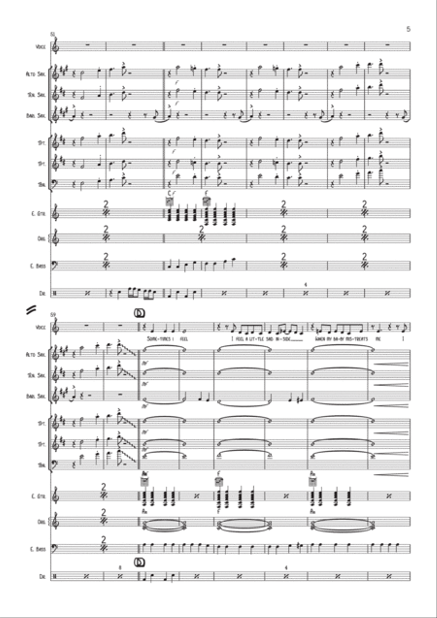 Everybody Needs Somebody To Love Jazz Ensemble scores gallery preview page 6