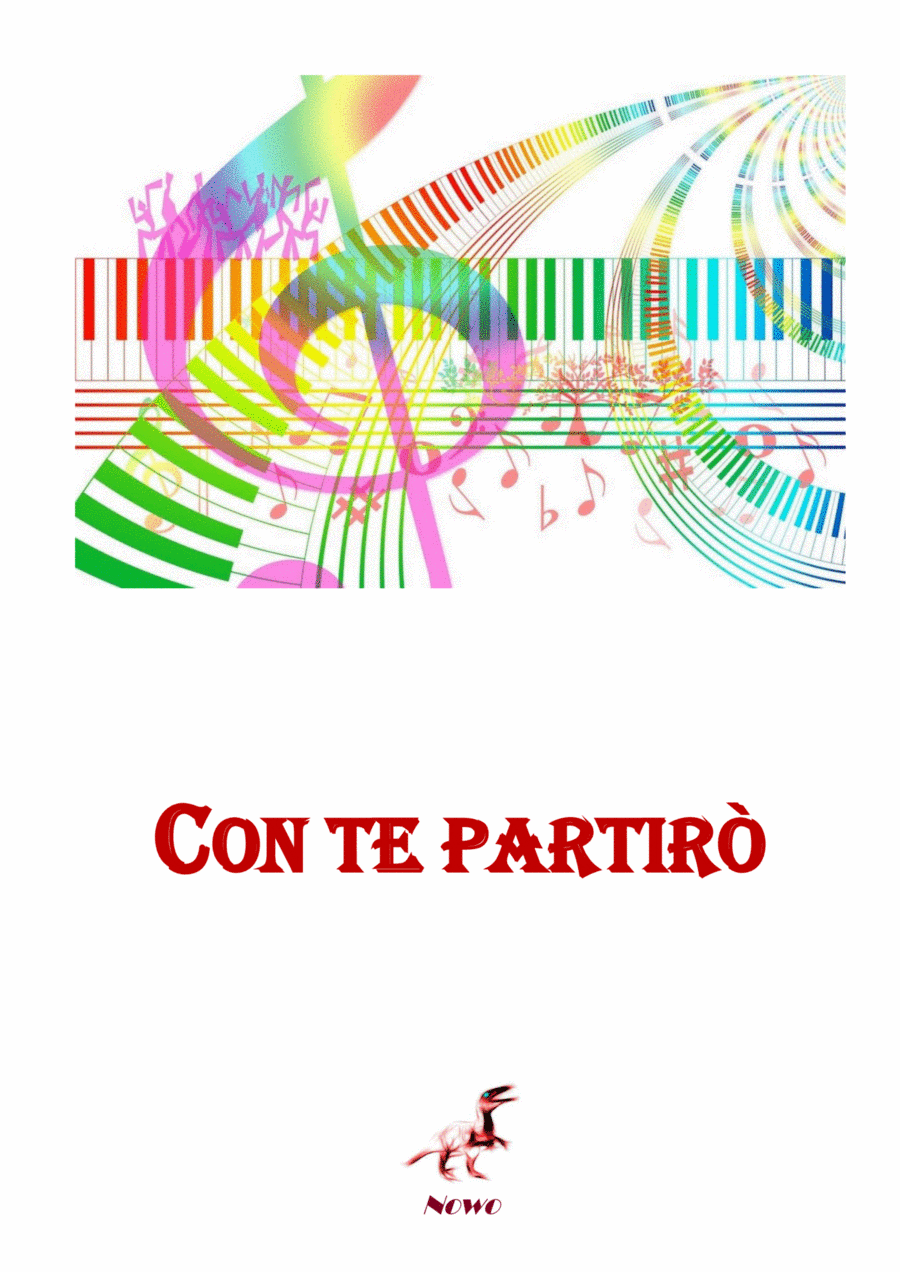 Con Te Partiro (time To Say Goodbye) Voice scores gallery preview page 1
