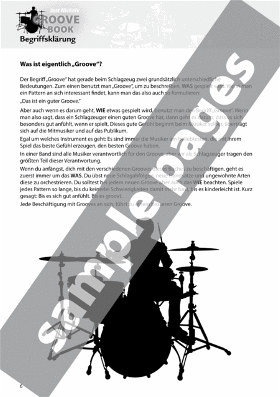 Jost Nickel's Groove Book Drum Set scores gallery preview page 5