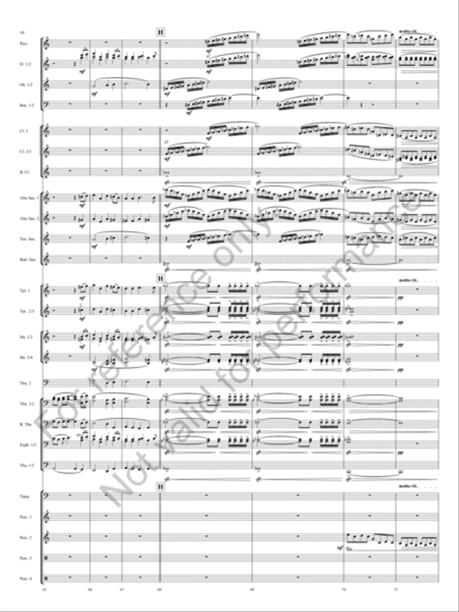 Reflections Reflections Concert Band scores gallery preview page 13