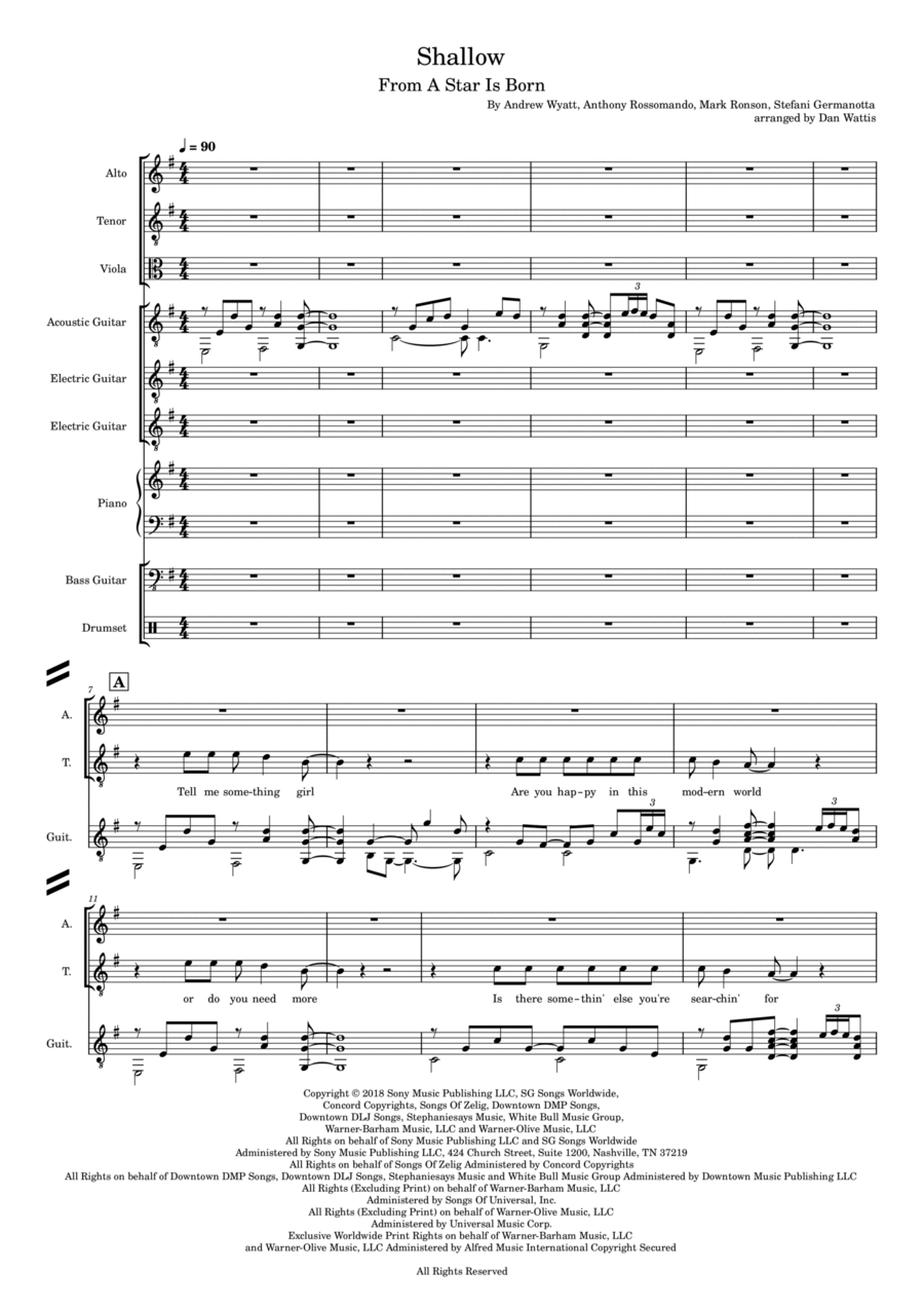Shallow Shallow Large Ensemble scores gallery preview page 1