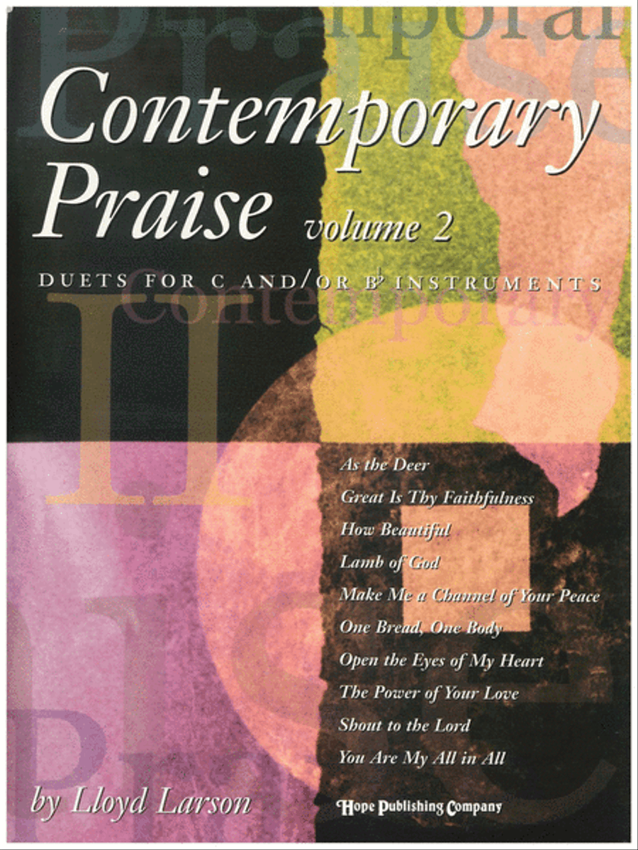 Contemporary Praise II Piano scores gallery preview page 1