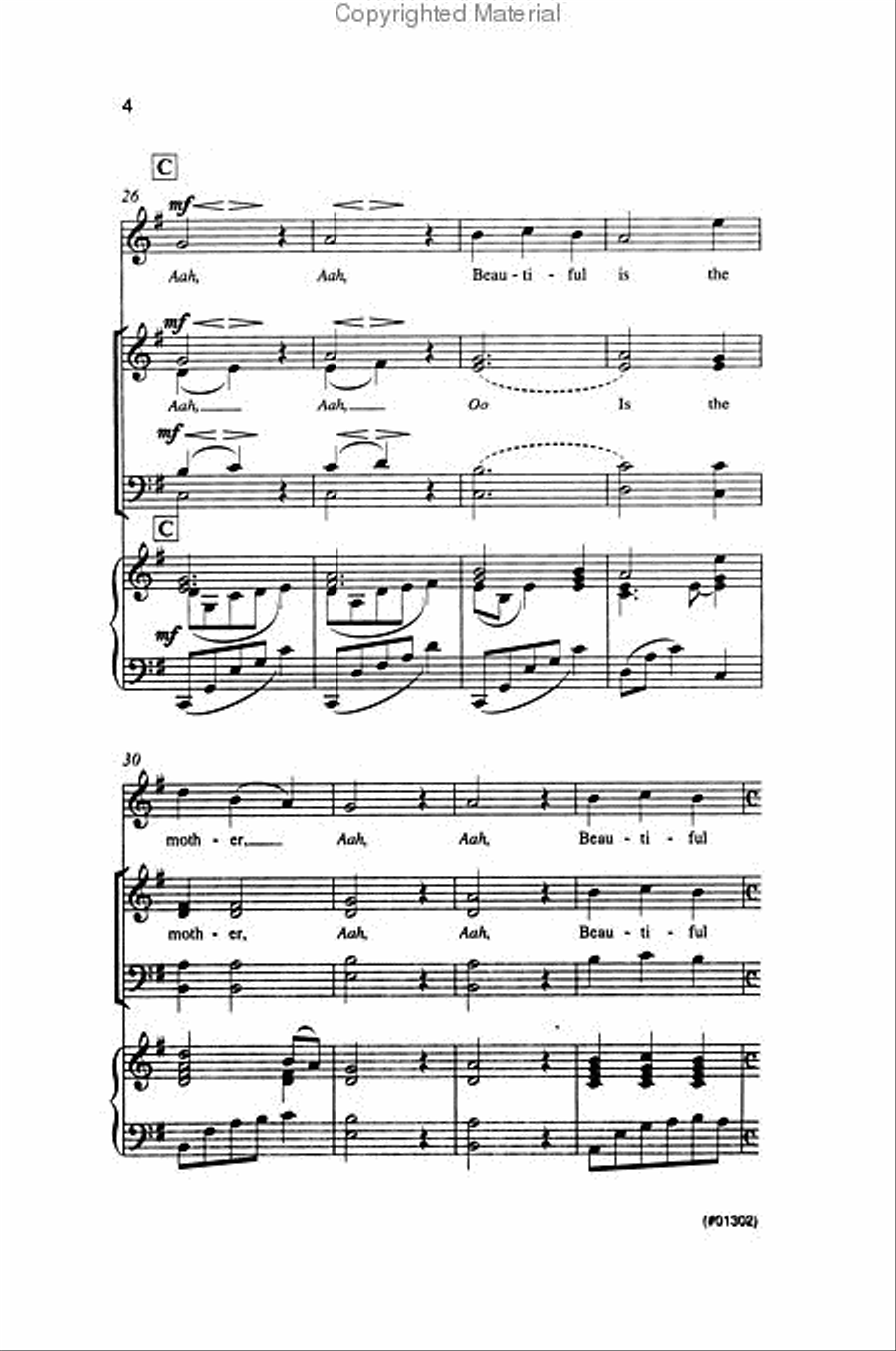 Bring a Torch, Jeanette, Isabella - SATB 4-Part scores gallery preview page 3