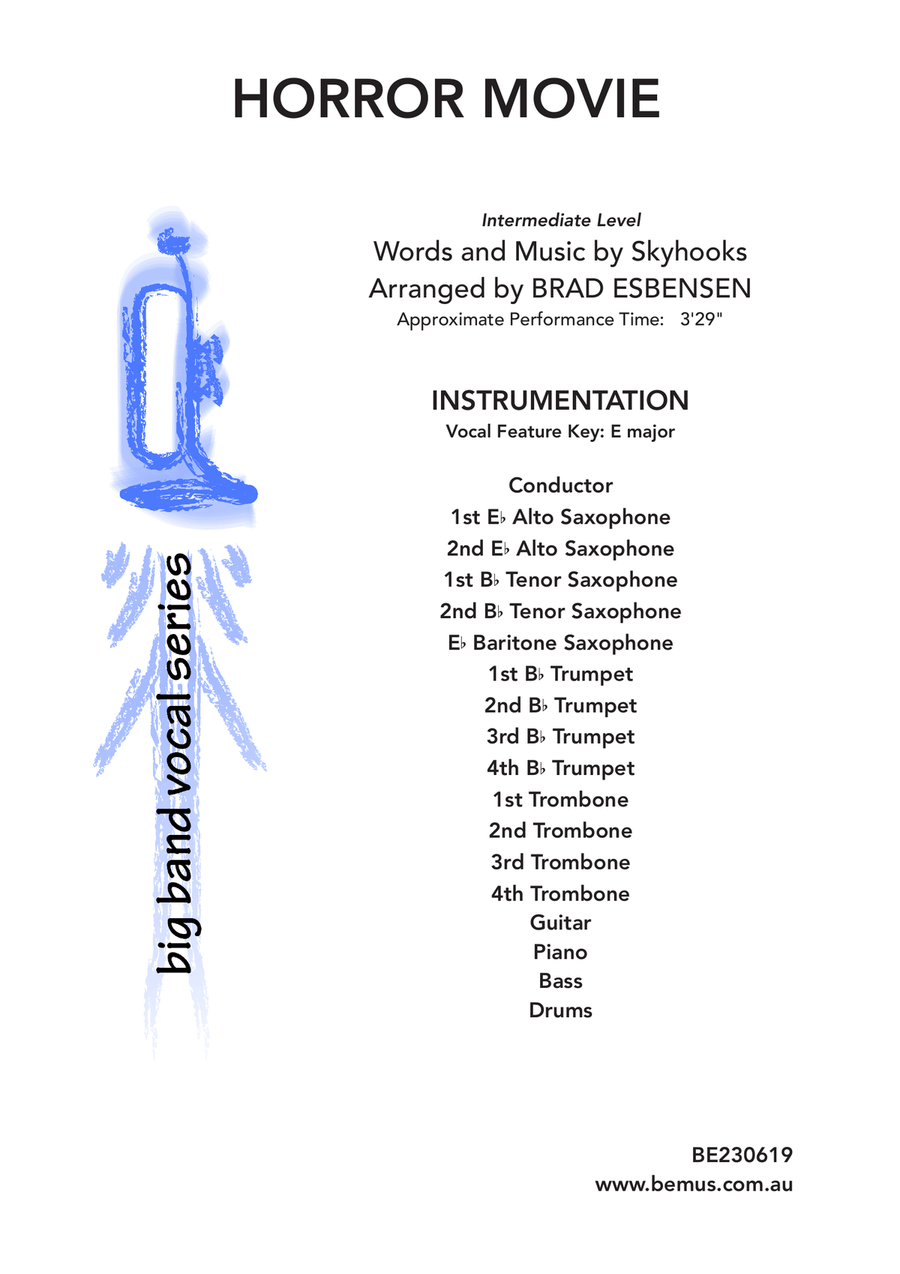 Horror Movie Jazz Ensemble scores gallery preview page 1