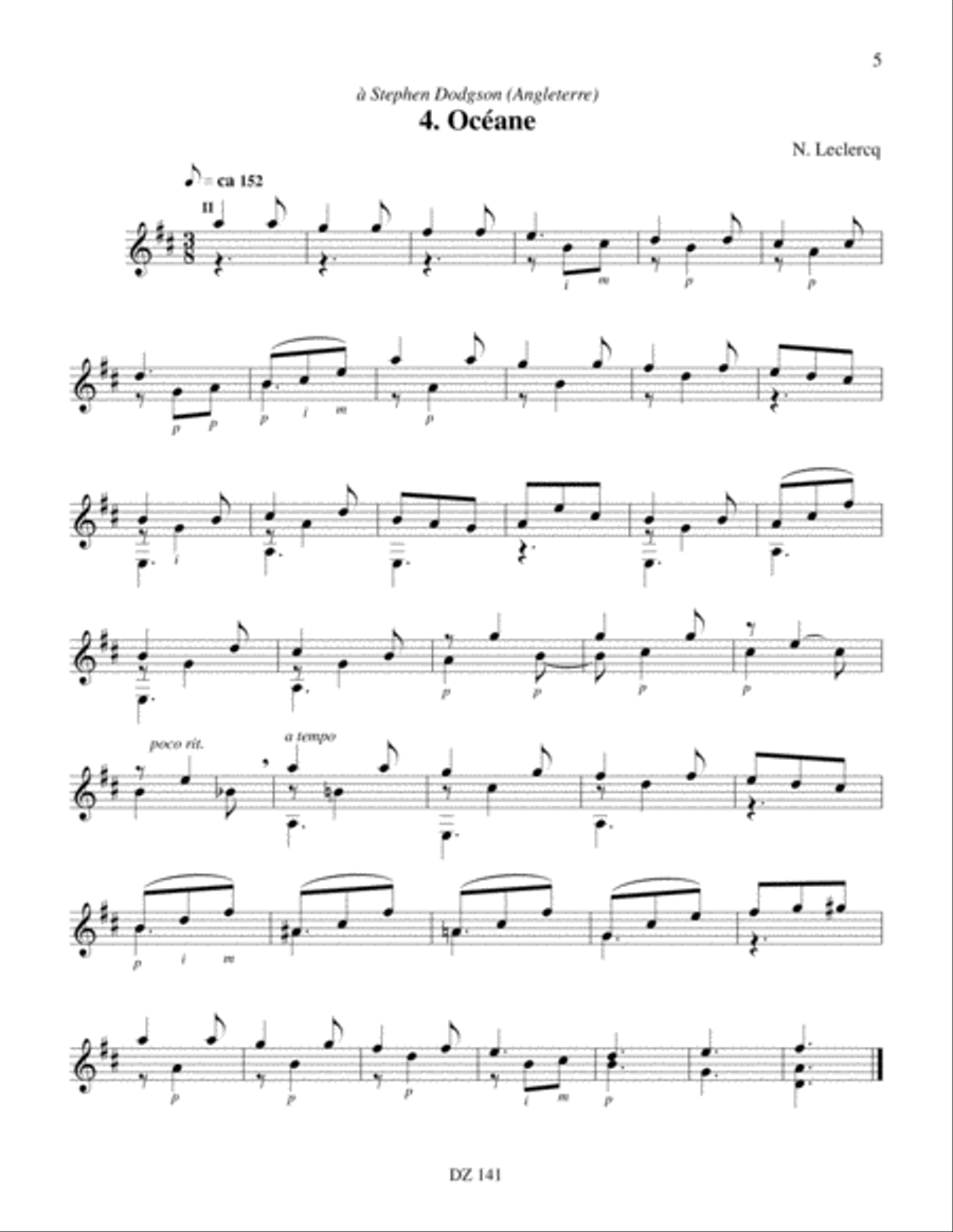 12 Indices 12 Indices Classical Guitar scores gallery preview page 5