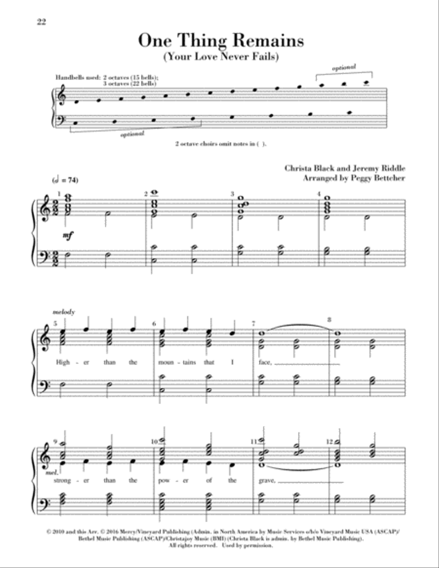Easy to Ring Praise and Worship 3-Octaves scores gallery preview page 2