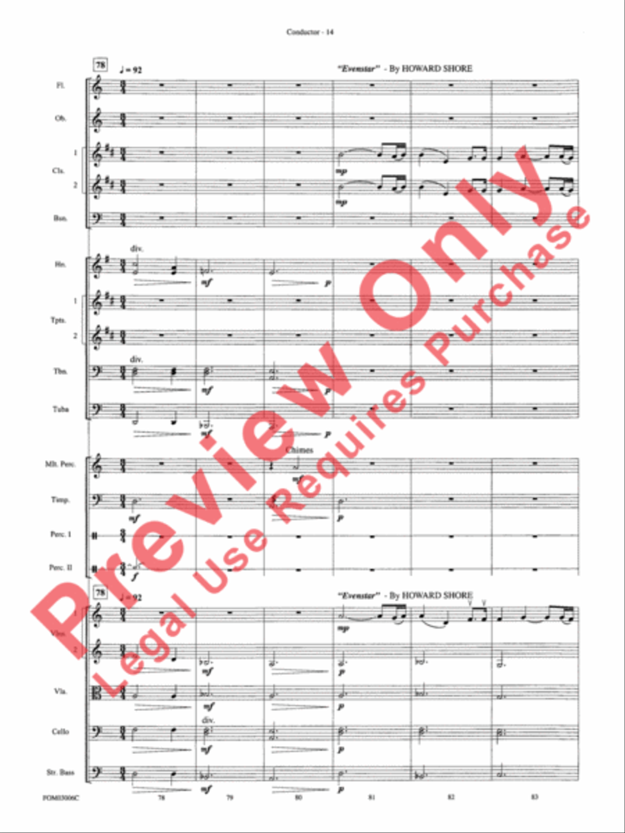 The Lord of the Rings: The Two Towers, Highlights from Full Orchestra scores gallery preview page 17