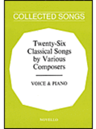 Book cover for 26 Classical Songs by Various Composers