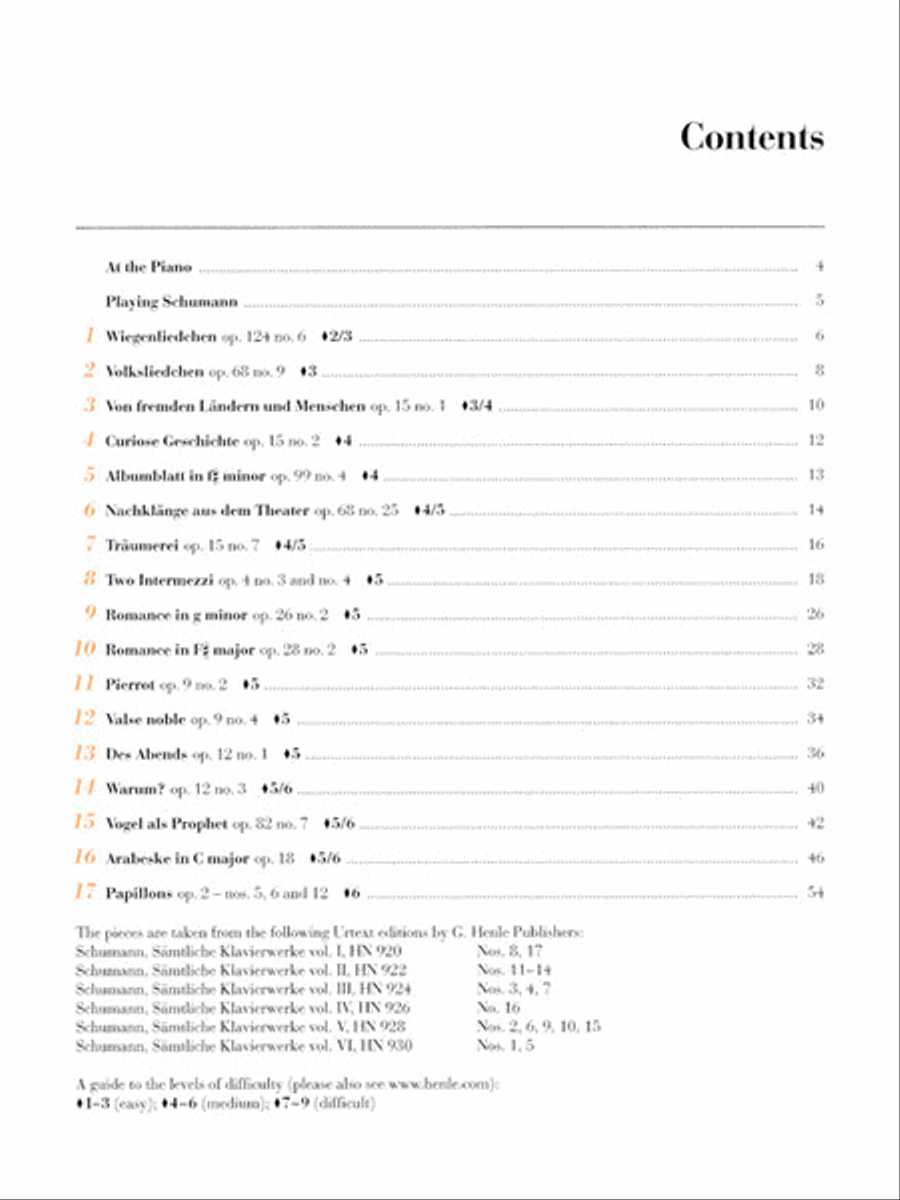 Robert Schumann: At the Piano Piano Solo scores gallery preview page 2