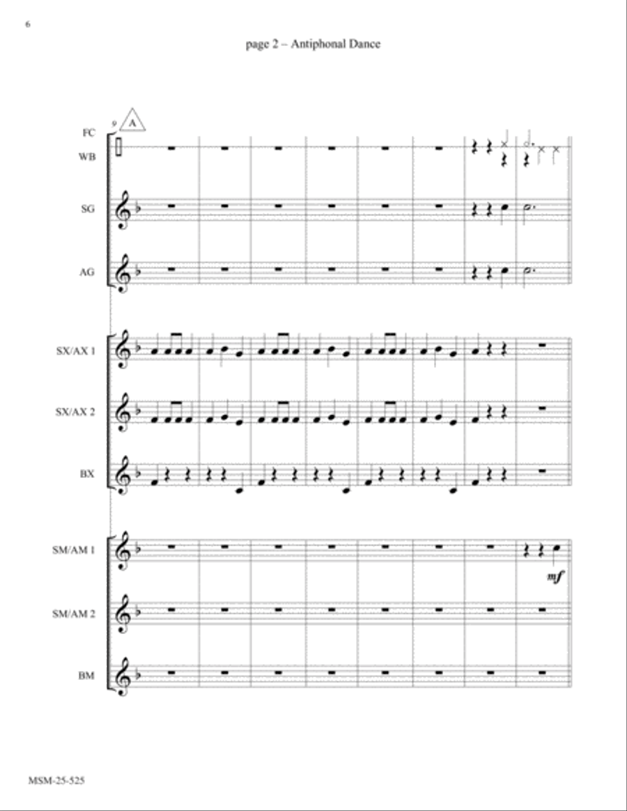 Antiphonal Dance Sacred scores gallery preview page 6