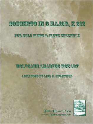 Book cover for Concerto In G Major, K.313