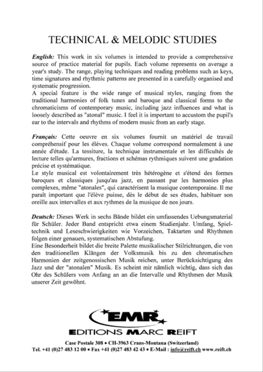Technical & Melodic Studies Vol. 5 Bassoon Solo scores gallery preview page 12