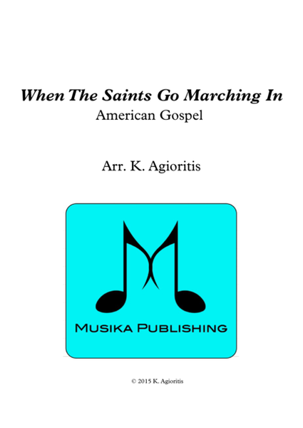When the Saints Go Marching In - for Saxophone Quartet image number null