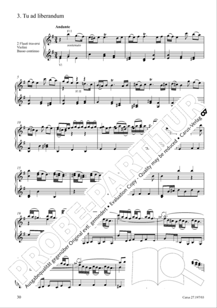 Te Deum in D a due cori SSATB scores gallery preview page 30