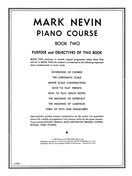 Mark Nevin Piano Course, Book 2