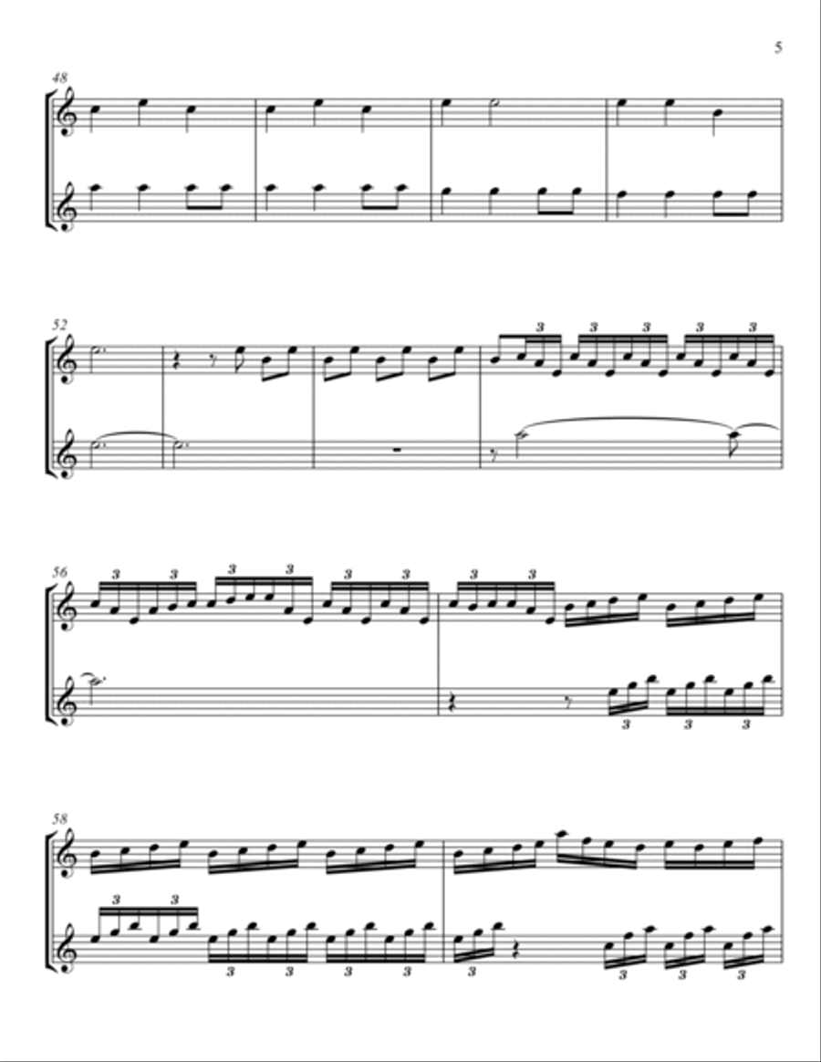 Interstellar Interstellar Woodwind Duet scores gallery preview page 5
