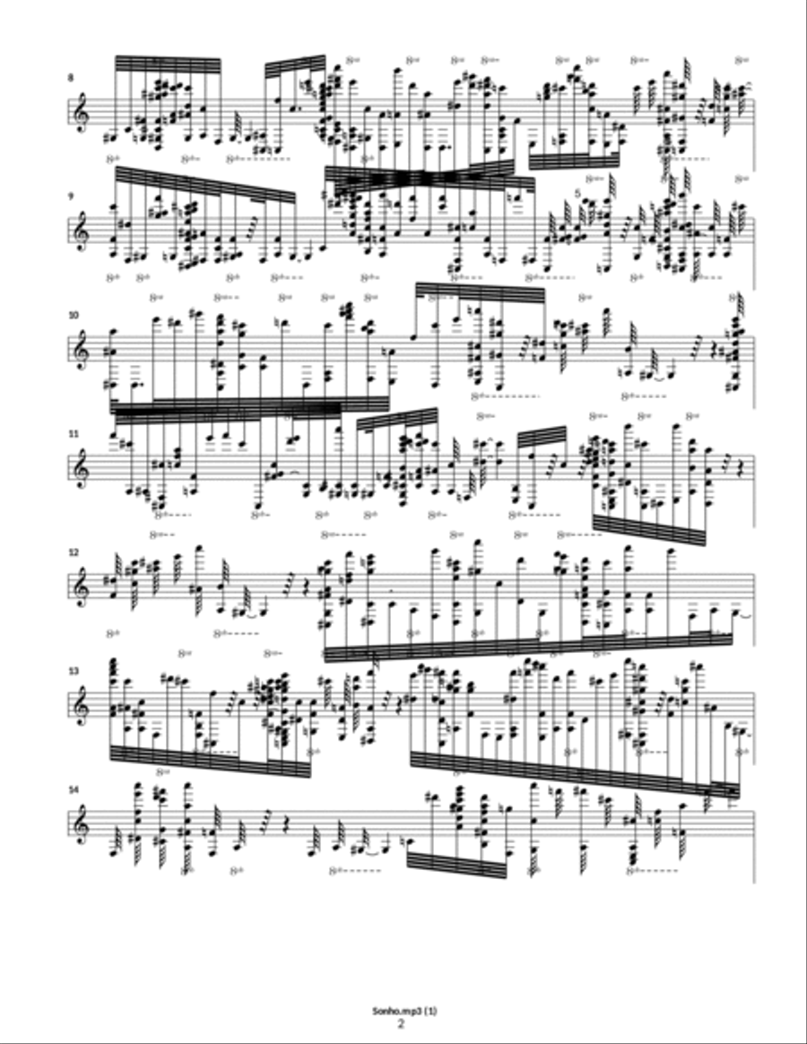 Sonho Small Ensemble scores gallery preview page 2