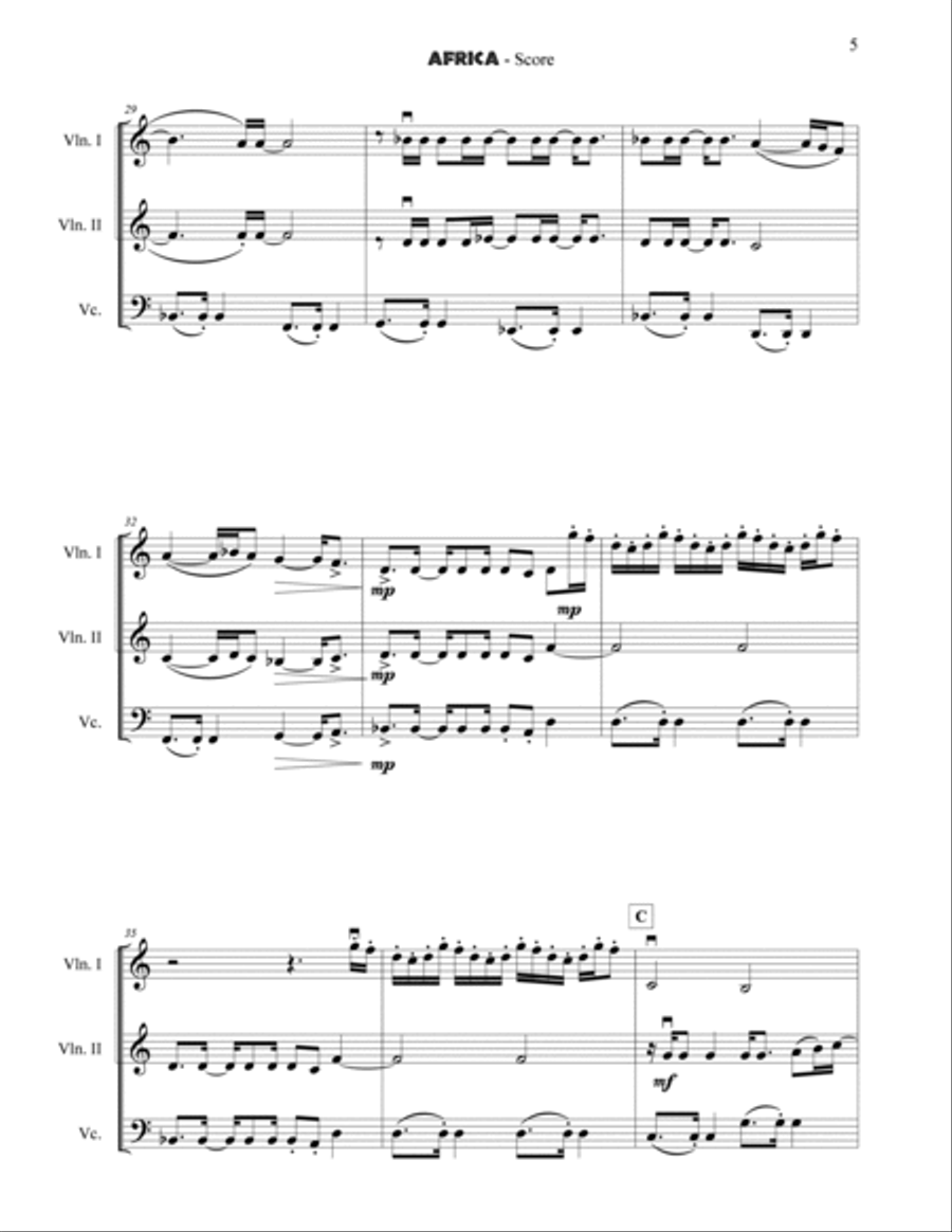 Africa String Trio scores gallery preview page 5