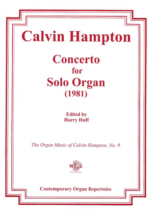 Book cover for Concerto for Organ Solo