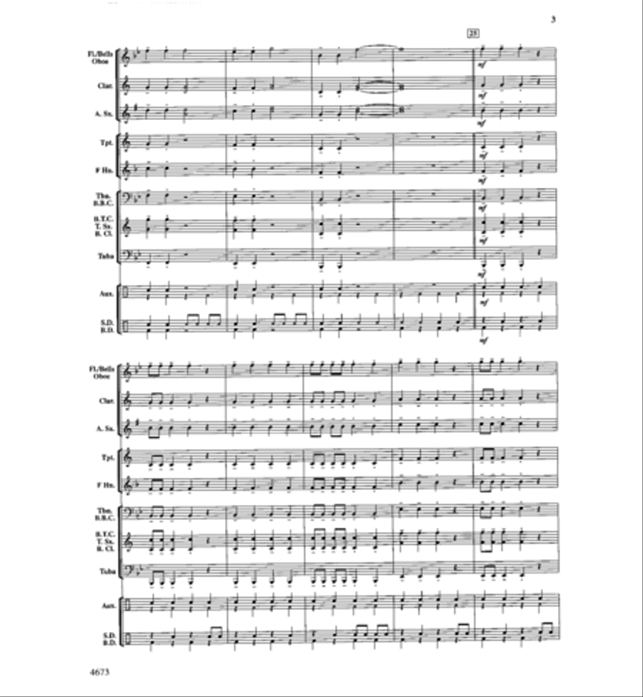 Big Beat Boogie Big Beat Boogie Concert Band scores gallery preview page 4