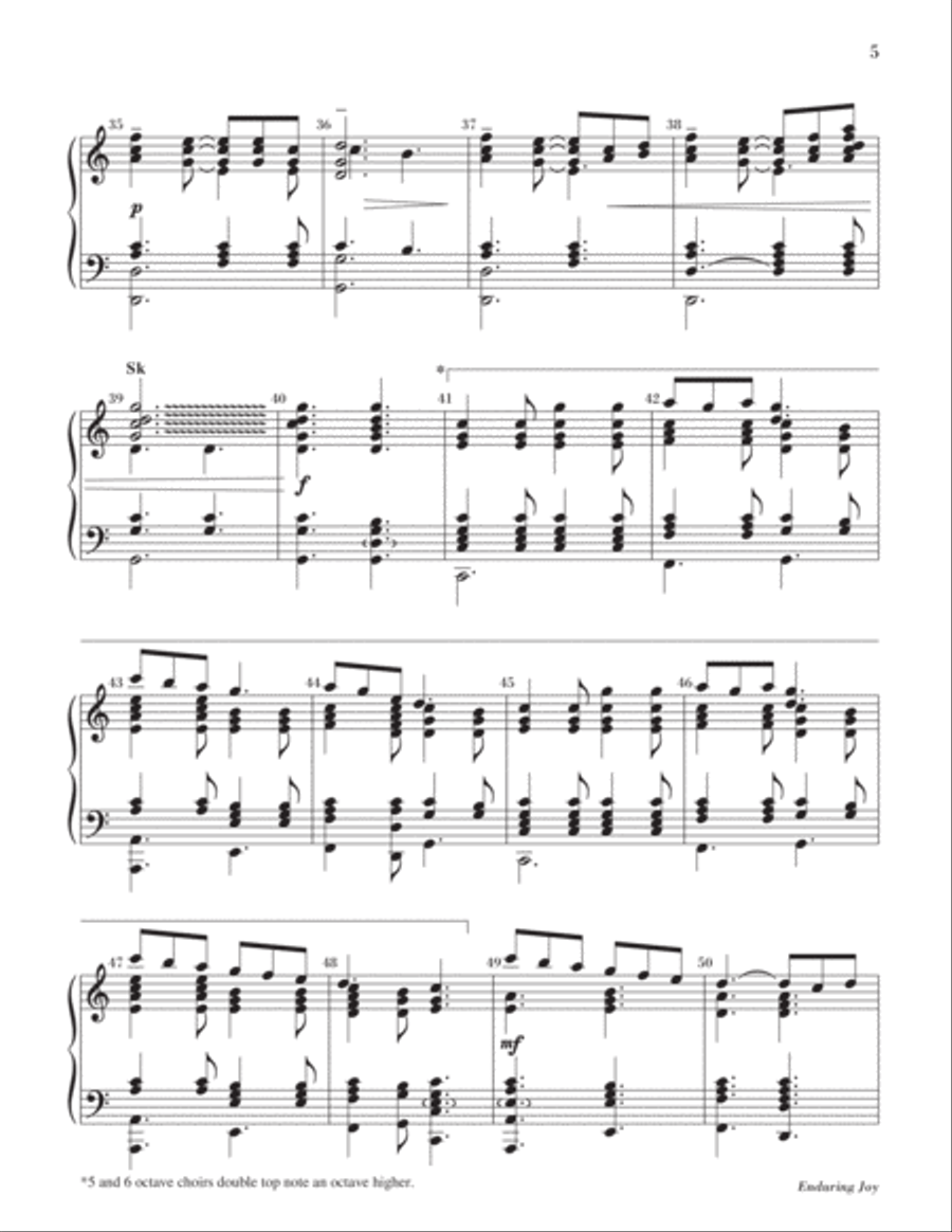 Enduring Joy 5-Octaves scores gallery preview page 6