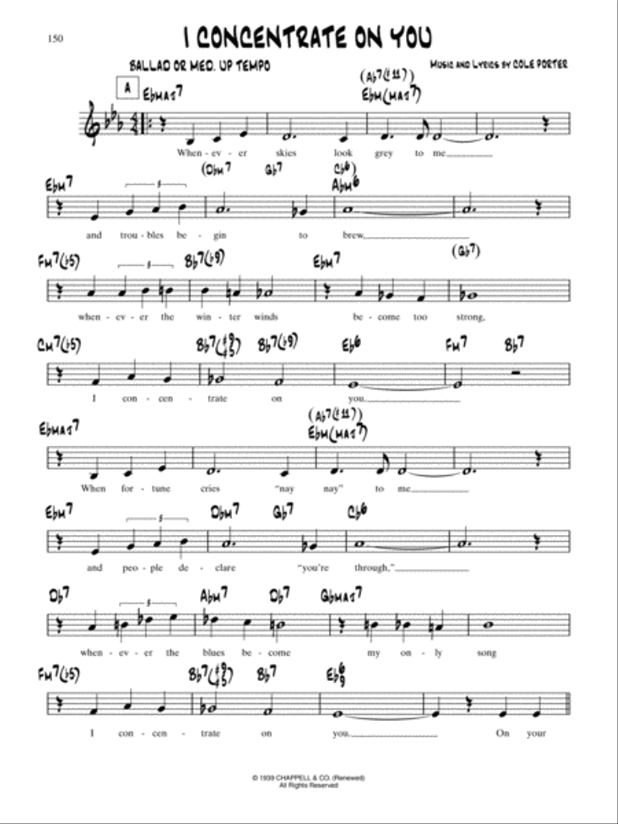 I Concentrate On You School and Community scores gallery preview page 1