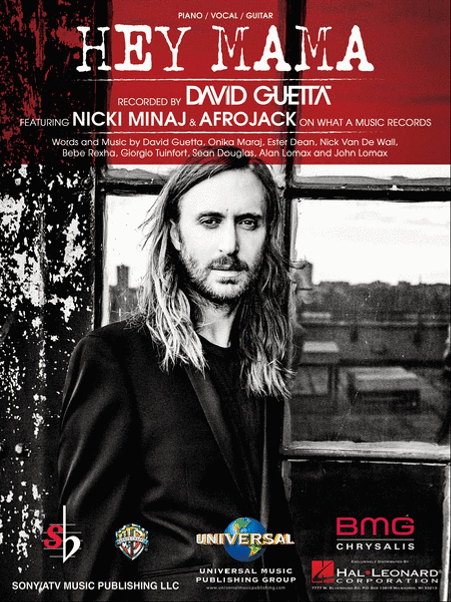 Hey Mama Hey Mama Piano, Vocal, Guitar scores gallery preview page 1
