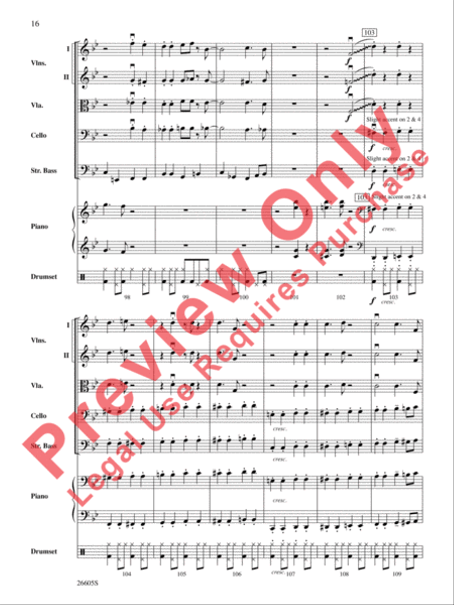 I Got Rhythm I Got Rhythm String Orchestra scores gallery preview page 17