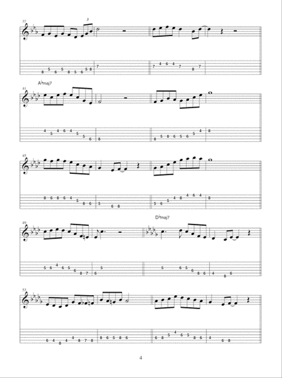 240 2-Bar Jazz Guitar Riffs Electric Guitar scores gallery preview page 5