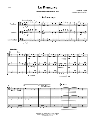 La Danserye - Renaissance Dance Suite for Trombone Trio