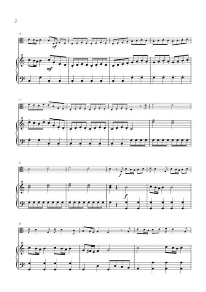 "Spring" (La Primavera) by Vivaldi - Easy version for VIOLA & PIANO image number null
