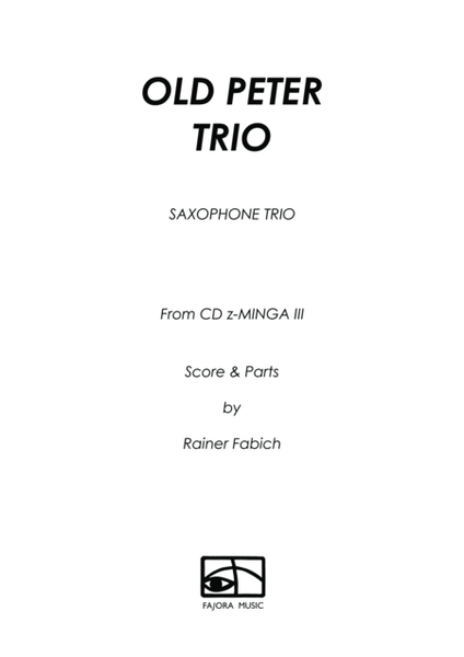 OLD PETER TRIO for Saxophone Trio image number null