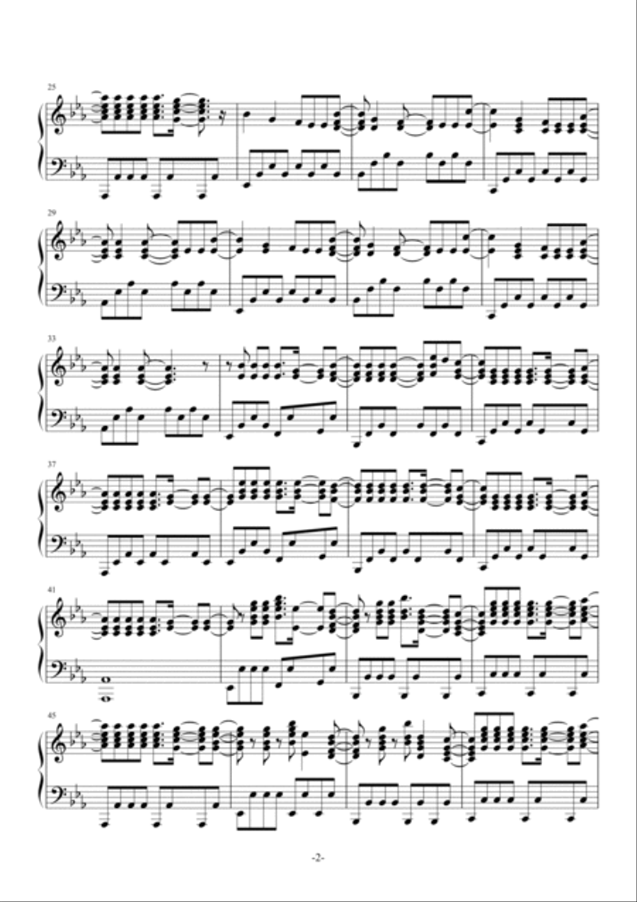Demons Demons Piano Solo scores gallery preview page 2