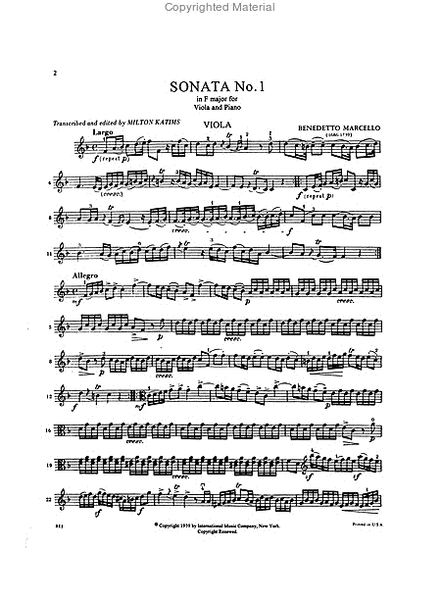 Two Sonatas (F Major & G Minor, Nos. 1 & 4)